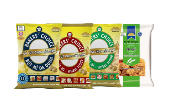 bột mì đóng gói nhỏ